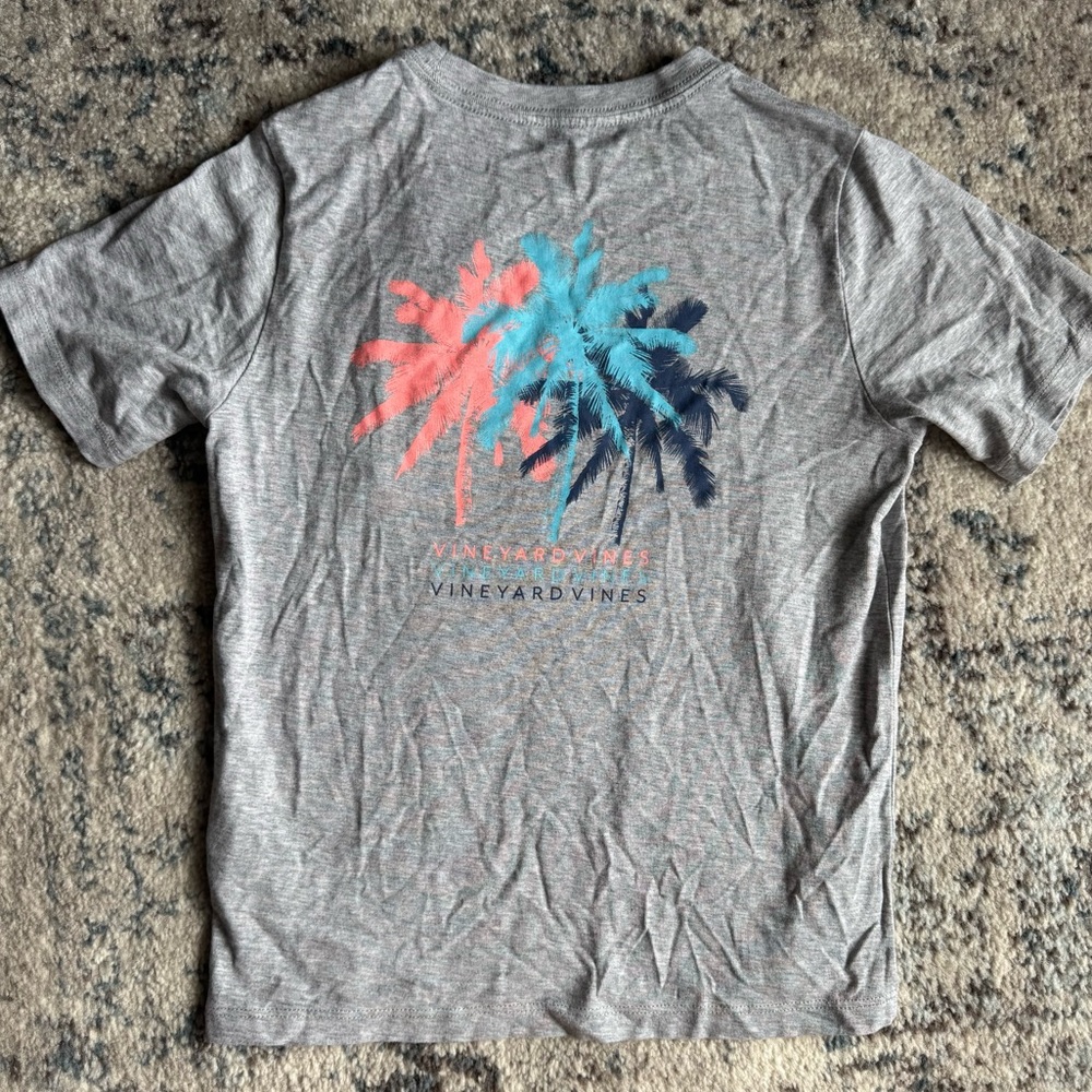 Boys Vineyard Vines Cotton Short Sleeve Summer Graphic Tshirt NWT